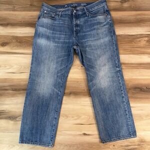 J.Crew 1984 Slouchy Jeans Womens 34 Medium Indigo Wash Button Fly 100% Cotton